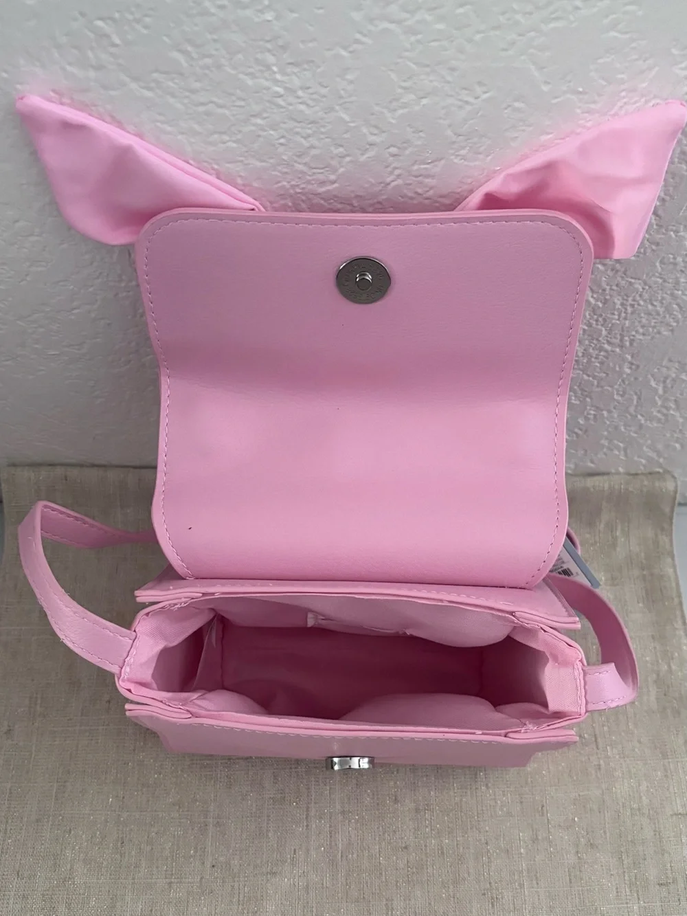 Cat & Jack Light Pink Bow Mini Handbag